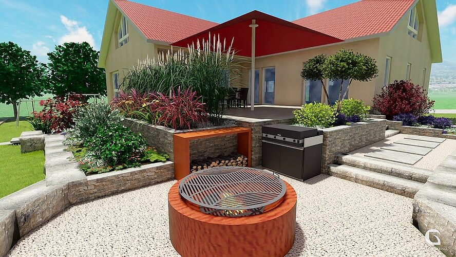 Realistische 3D-Gartenplanung mit LANDSKETCH
