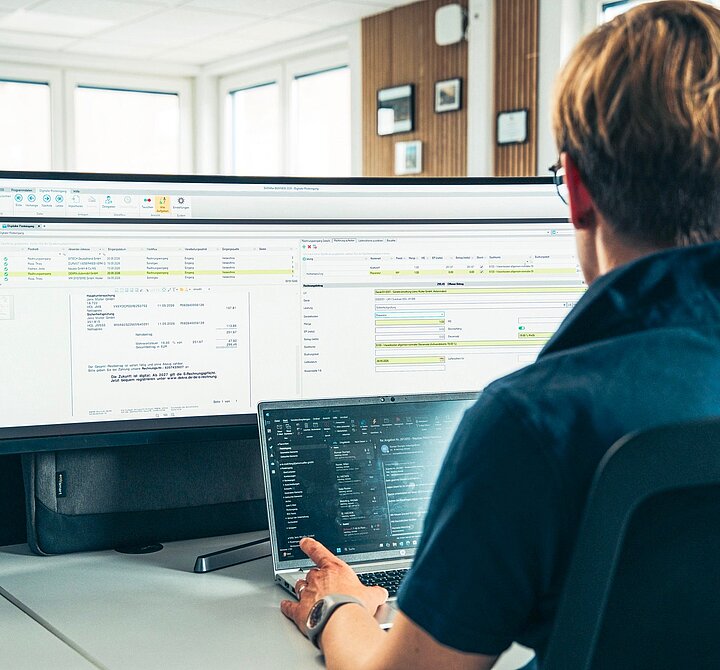 Digitale Verarbeitung von Rechnungen und Dokumenten in BUSINESS