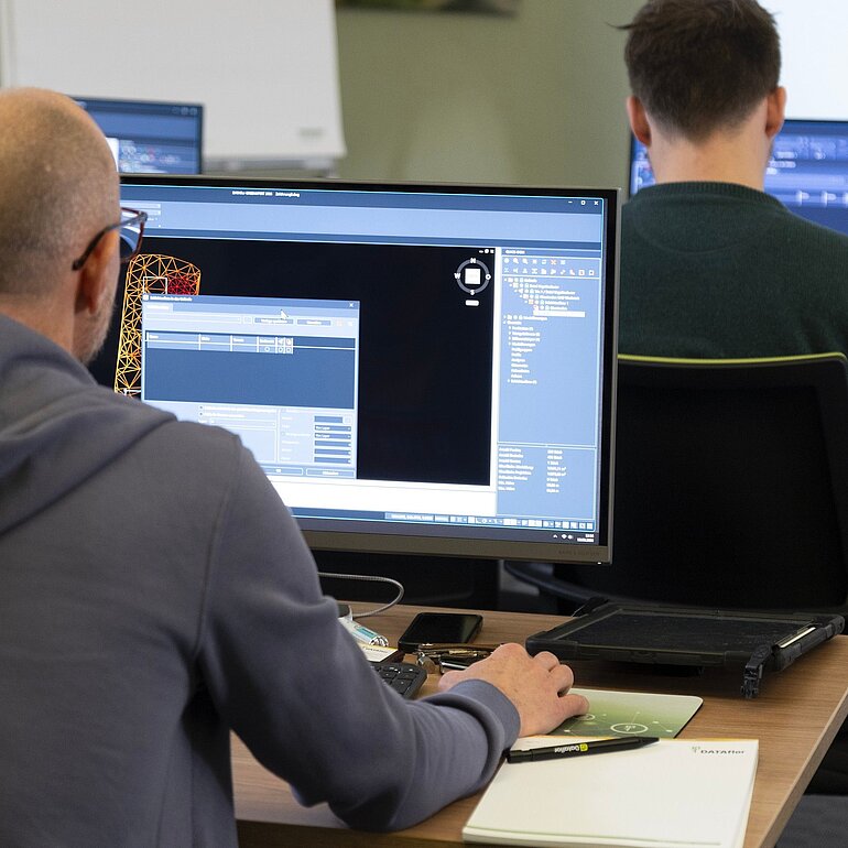 Teilnehmende bei einer Dataflor Software-Schulung